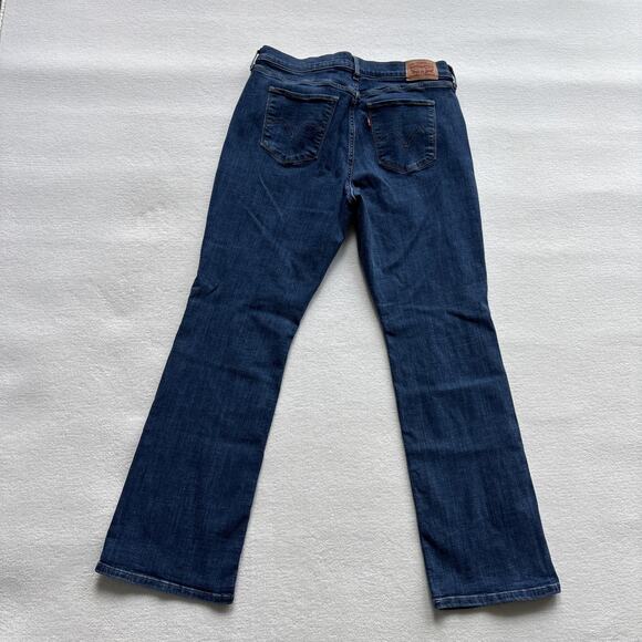 Levi Strauss Women Jeans Size 12 Classic Bootcut Medium Wash Stretch Comfort - Picture 11 of 14
